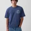 Keith Haring T-shirt i oversized-modell med tryck
