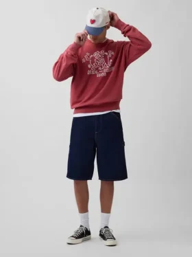 Keith Haring Tjock tröja med logotyp