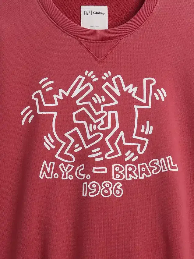 Keith Haring Tjock tröja med logotyp