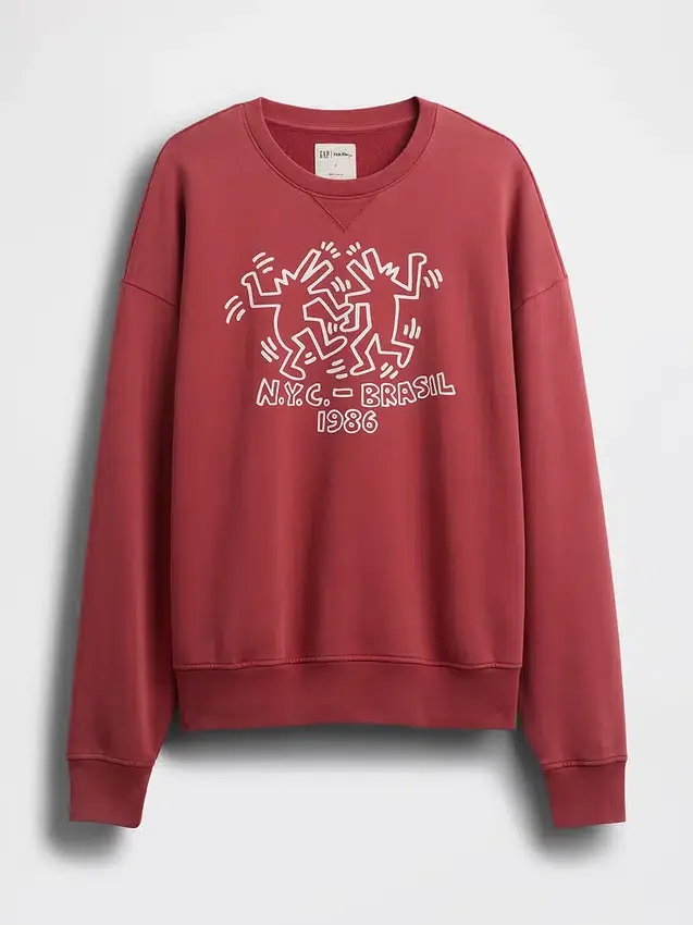 Keith Haring Tjock tröja med logotyp