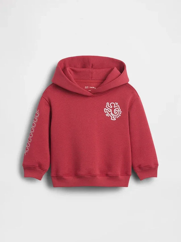 Keith Haring Vintagesoft-hoodie för småbarn