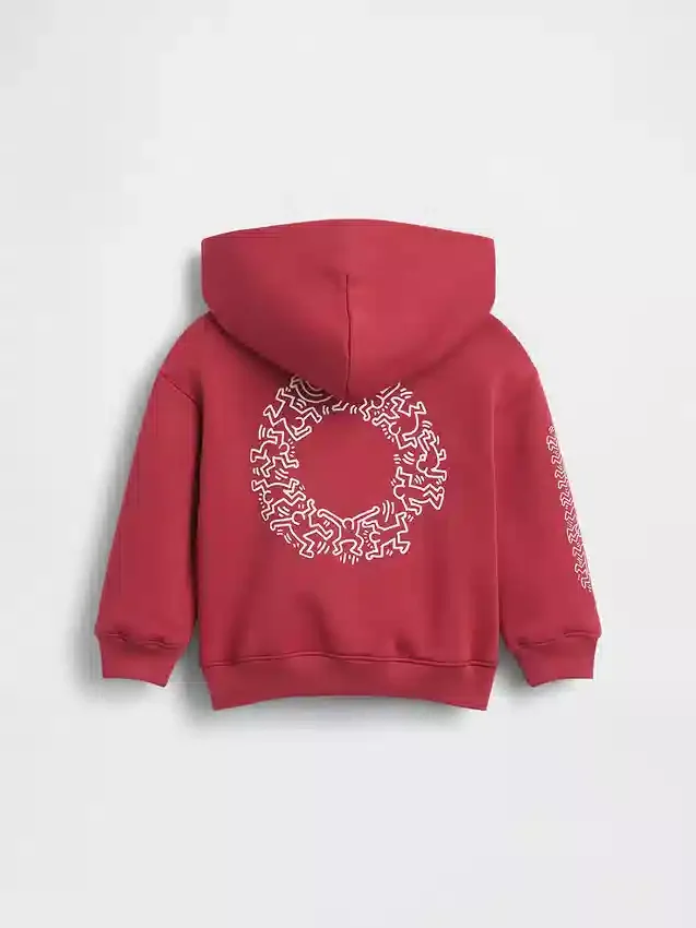 Keith Haring Vintagesoft-hoodie för småbarn