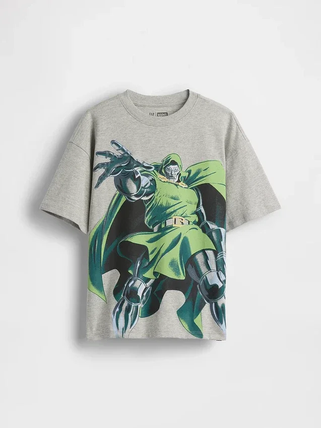 Kids Marvel T-shirt med grafiskt tryck i avslappnad passform