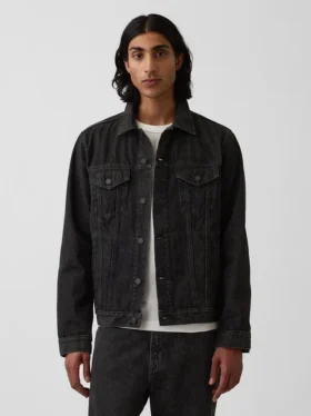 Klassisk ikonisk denimjacka för vuxna