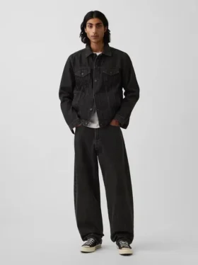 Klassisk ikonisk denimjacka för vuxna