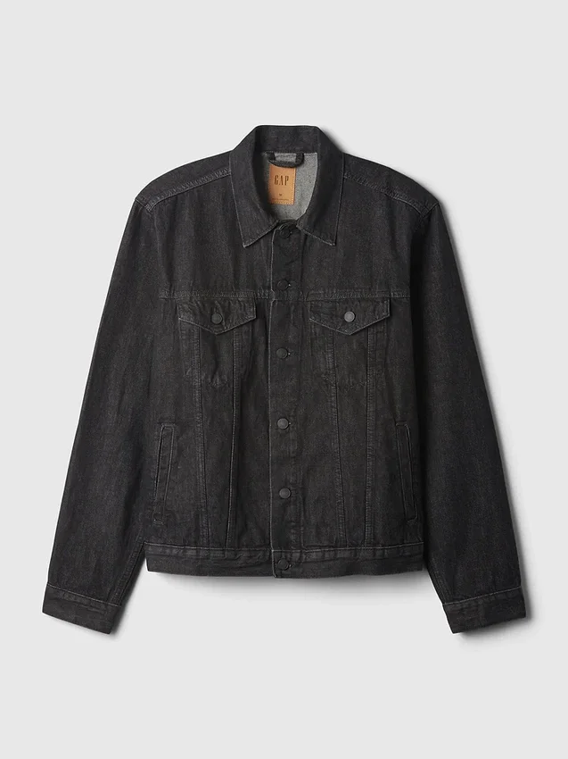Klassisk ikonisk denimjacka för vuxna