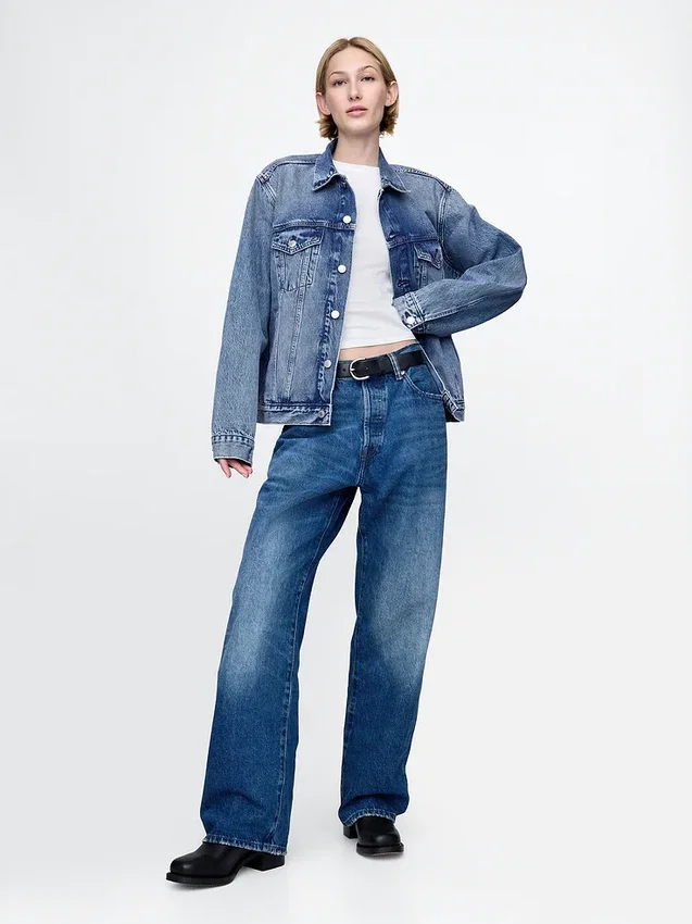 Klassisk ikonisk jeansjacka