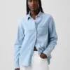 Klassisk skjorta i ekologisk bomullsdenim
