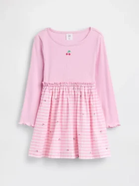 Klänning i blandmaterial för Baby & Småbarn