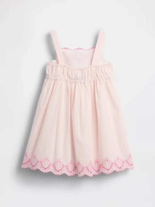 Klänning med hålbroderi för Baby & Småbarn