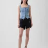 Korsetttop i denim