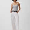 Kort cami-top i pointelle