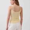 Kort cami-top i pointelle