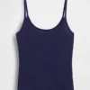 Kort cami-top i pointelle