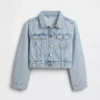 Kort denimjacka för barn