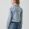 Kort denimjacka för barn