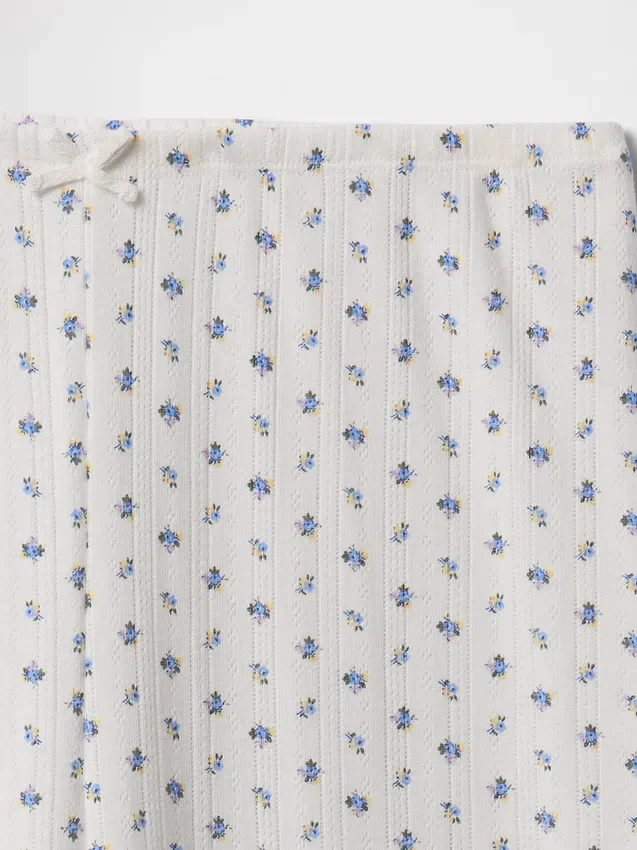 Korta pyjamasbyxor i pointelle