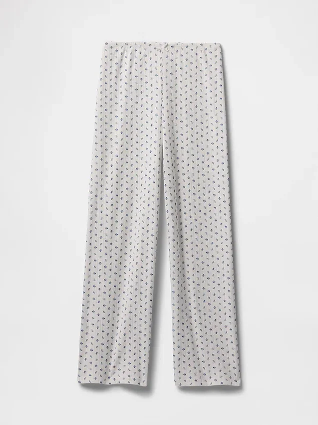 Korta pyjamasbyxor i pointelle