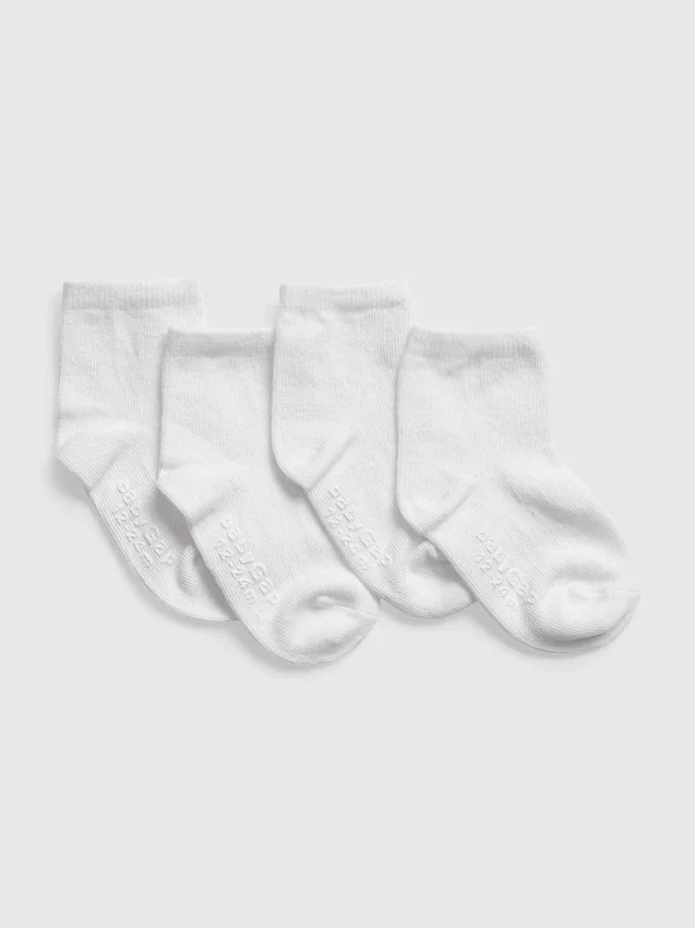 Korta strumpor för småbarn (4-pack)