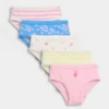 Kortbyxor i ekologisk stretchbomull för småbarn (5-pack)