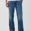 Köp blåa, avslappnade raka Jeans