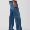 Köp blåa, avslappnade raka Jeans