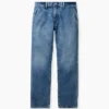 Köp blåa, avslappnade raka Jeans