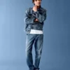 Köp blåa, avslappnade raka Jeans