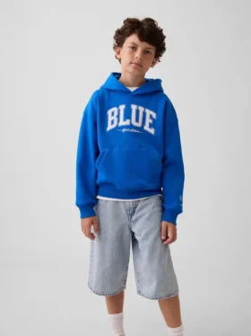 Köp Blue Kids Vintagesoft Relaxed Hoodie