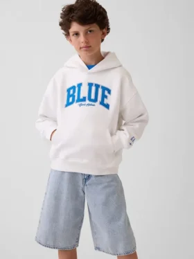 Köp Blue Kids Vintagesoft Relaxed Hoodie