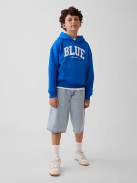 Köp Blue Kids Vintagesoft Relaxed Hoodie