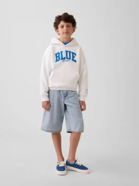 Köp Blue Kids Vintagesoft Relaxed Hoodie