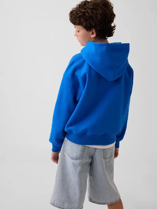 Köp Blue Kids Vintagesoft Relaxed Hoodie