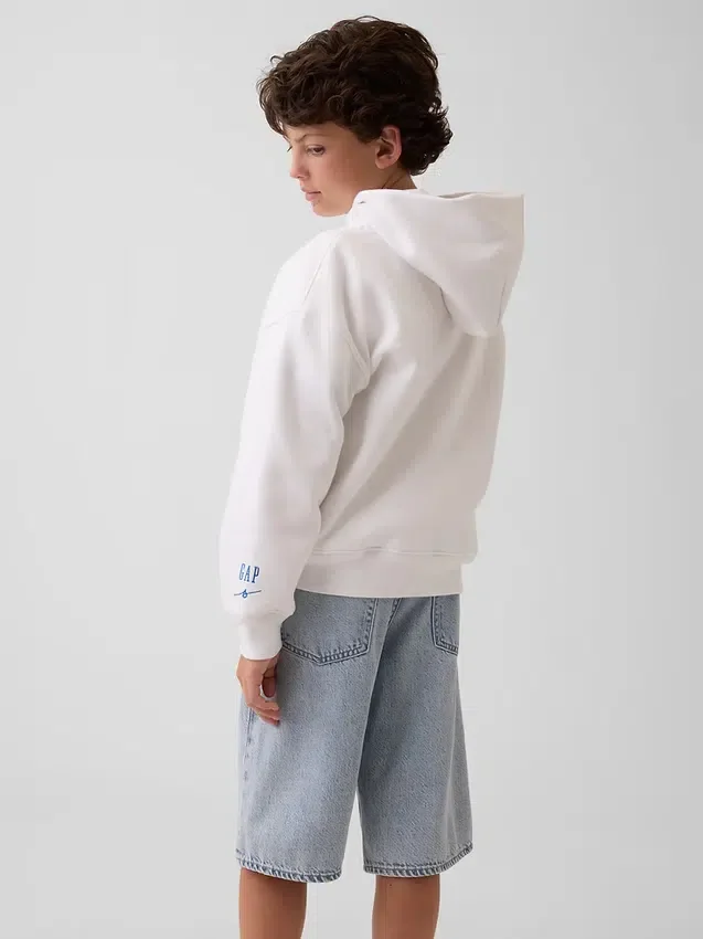 Köp Blue Kids Vintagesoft Relaxed Hoodie