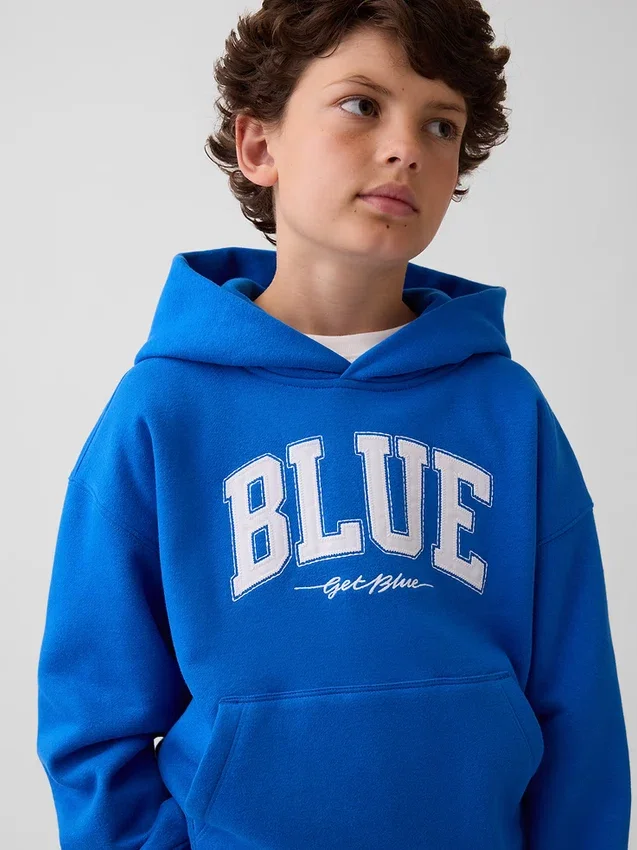 Köp Blue Kids Vintagesoft Relaxed Hoodie
