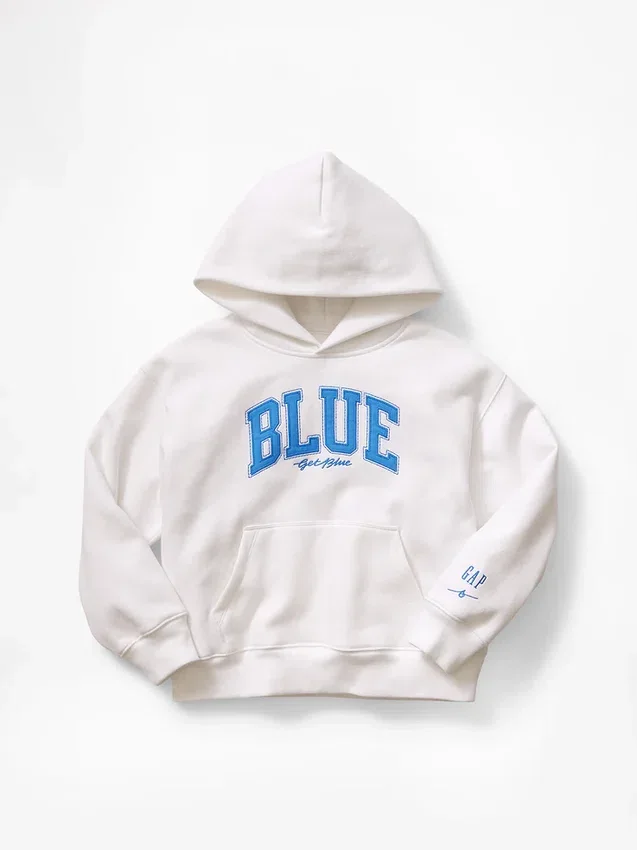 Köp Blue Kids Vintagesoft Relaxed Hoodie
