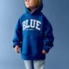 Köp Blue Kids Vintagesoft Relaxed Hoodie