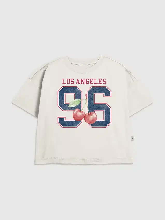 La 96-T-shirt med tryck för barn