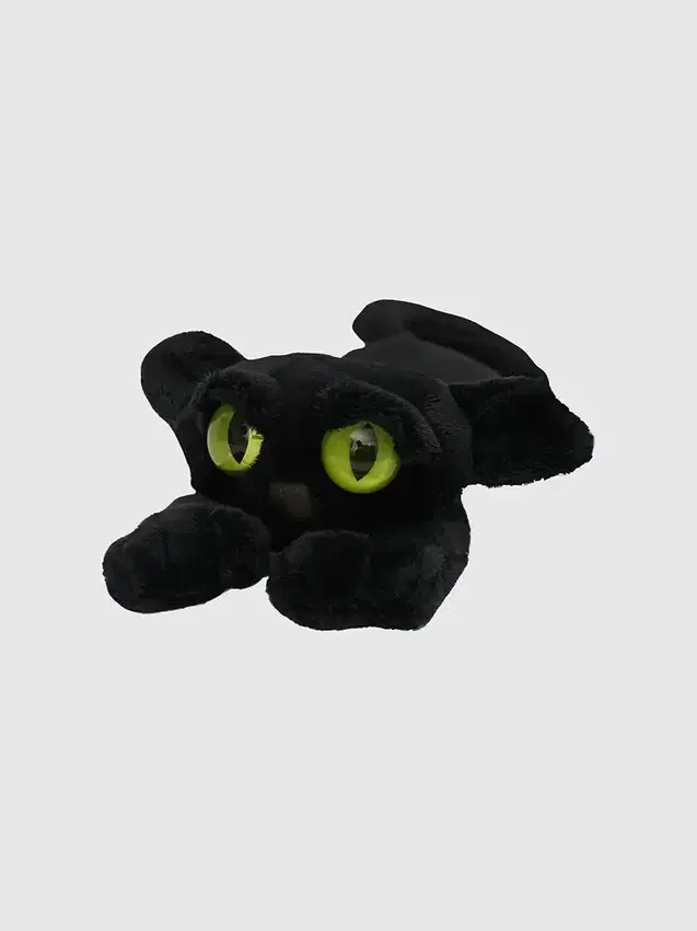 Lanky Cats Ziggy – svart katt i plysch