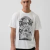 Led Zeppelin T-shirt med tryck i avslappnad passform