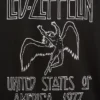 Led Zeppelin T-shirt med tryck i avslappnad passform