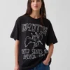 Led Zeppelin T-shirt med tryck i avslappnad passform