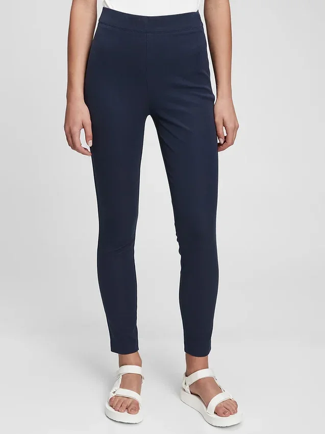 Leggings med hög midja och bi-stretch