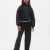 Leggings med vid ben och uppvikt midja för barn