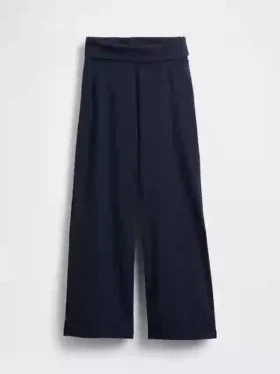 Leggings med vid ben och uppvikt midja för barn