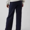 Leggings med vid ben och uppvikt midja för barn