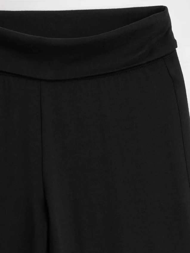 Leggings med vid ben och uppvikt midja för barn