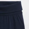 Leggings med vid ben och uppvikt midja för barn