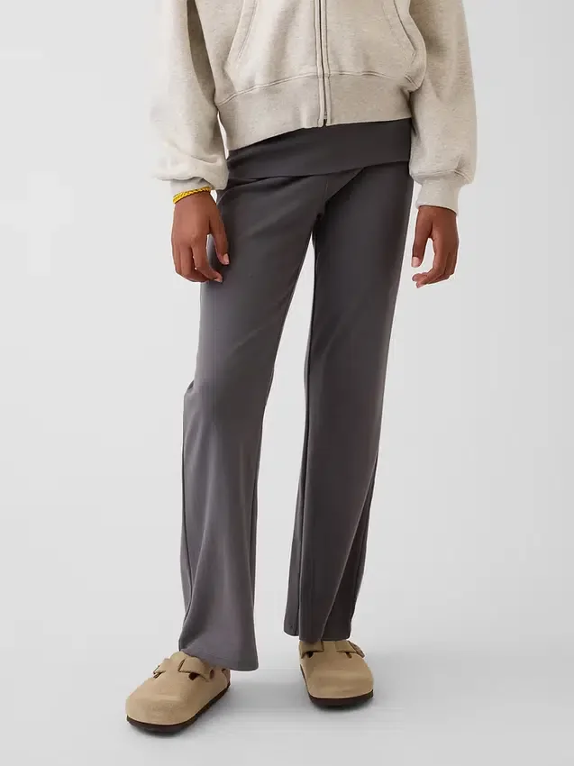 Leggings med vikt midja och utsvängda ben för barn