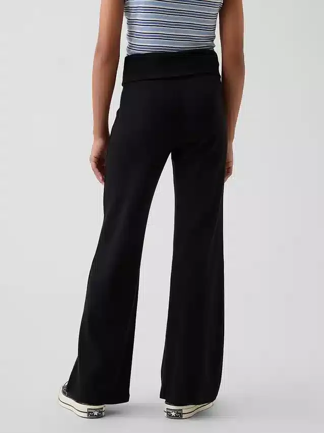 Leggings med vikt midja och utsvängda ben för barn